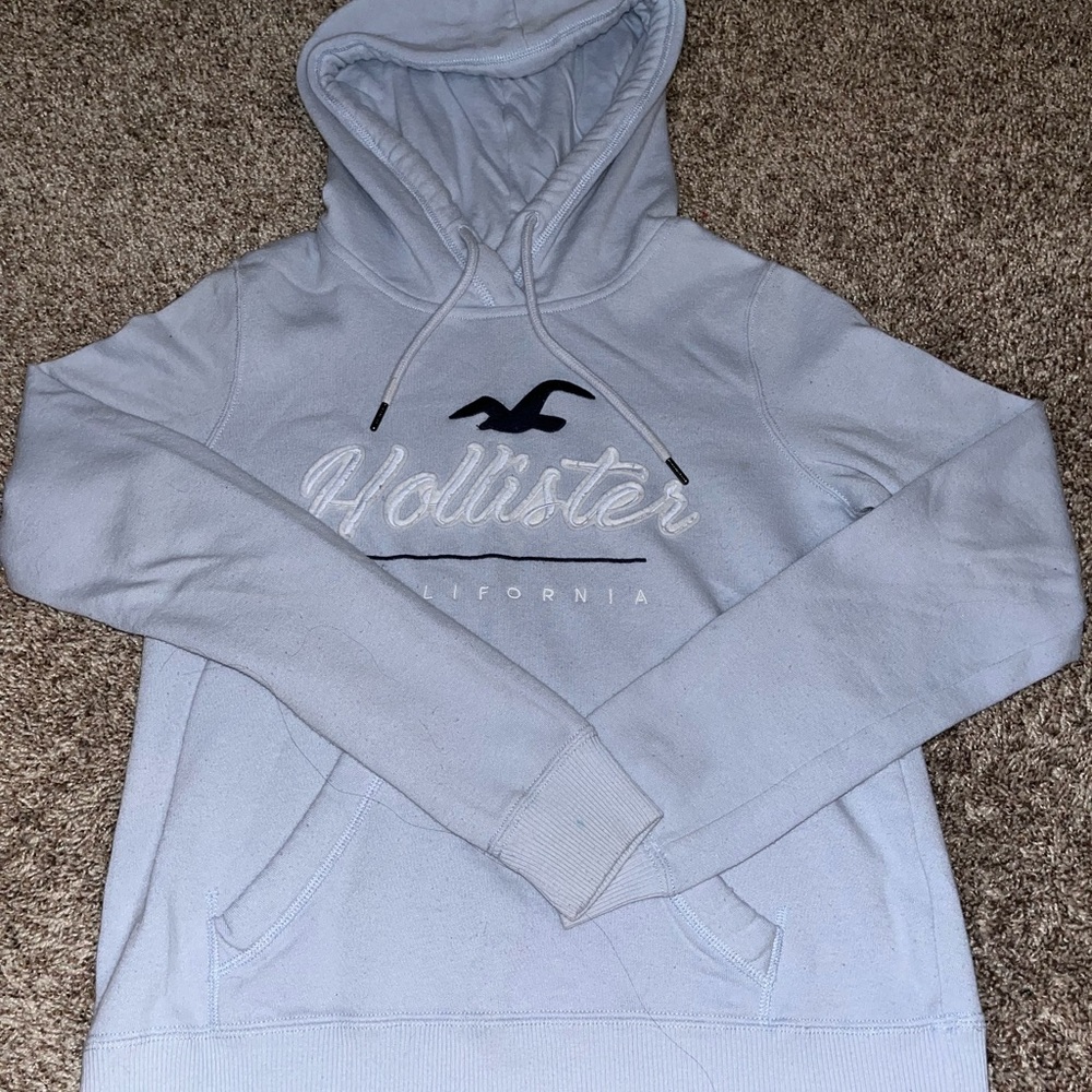 brand: Hollister, color: light blue, size: xs